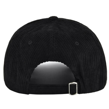 Korean Style Corduroy Small Curved Brim Baseball Cap