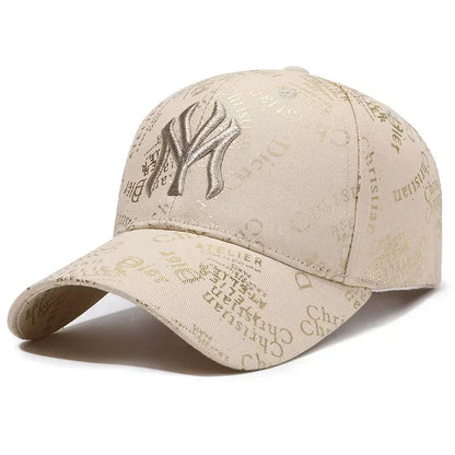 Full Print Letters Embroidery Fashion Baseball Cap
