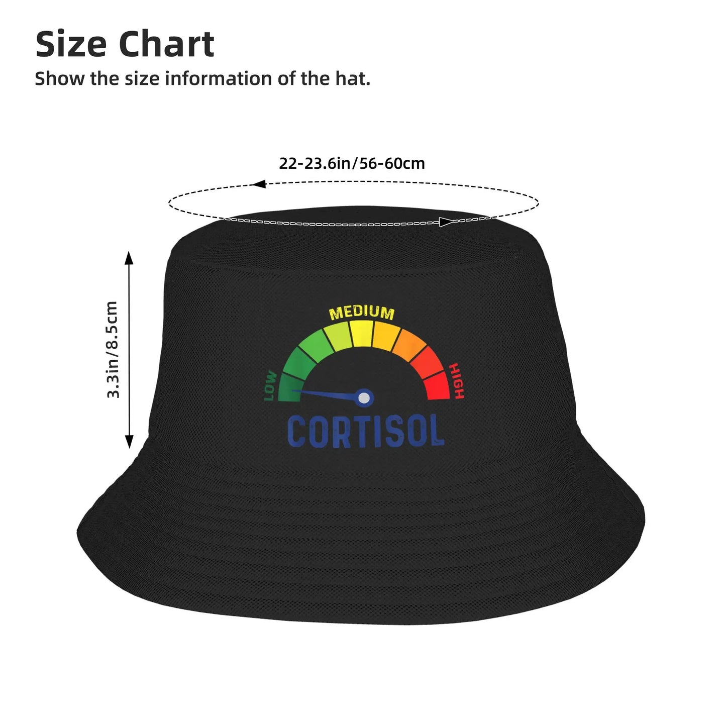 Low Cortisol Meme Street Style Bucket Hat