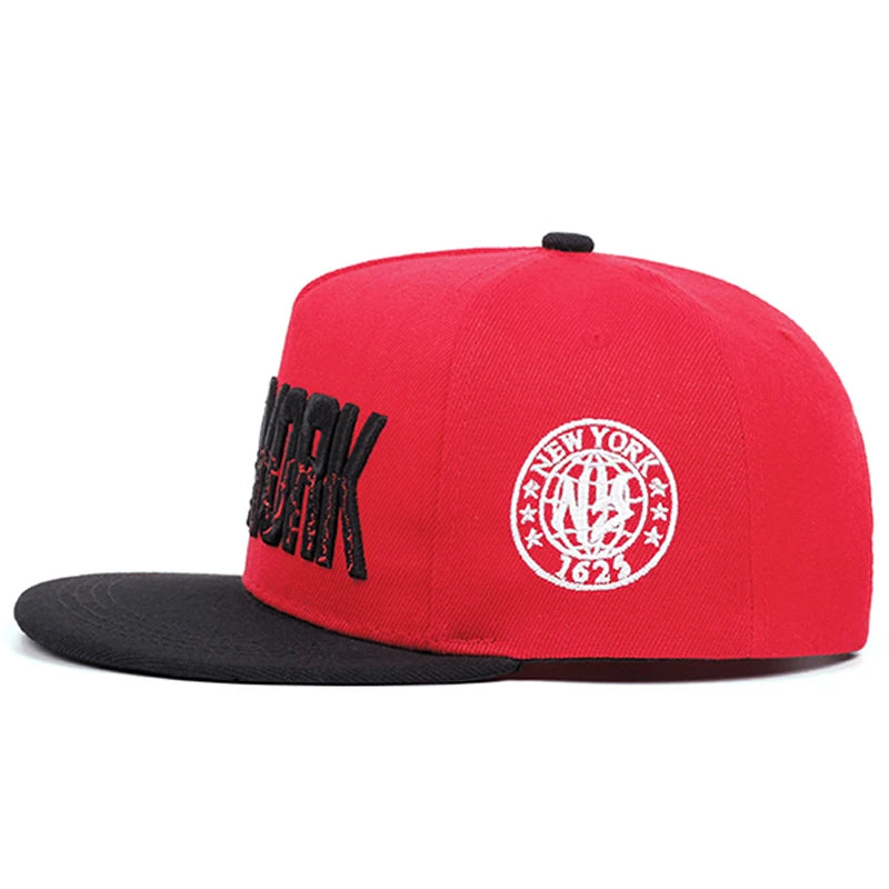 New York Embroidered Snapback Hat Unisex