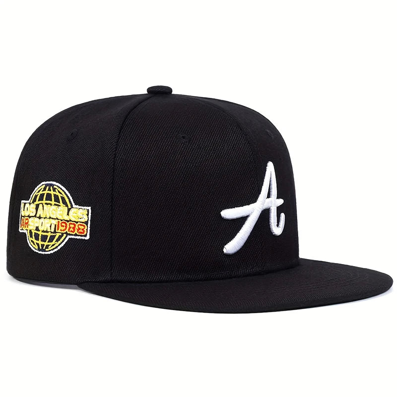 Unisex Gothic Letter Embroidery Hip-hop Hats