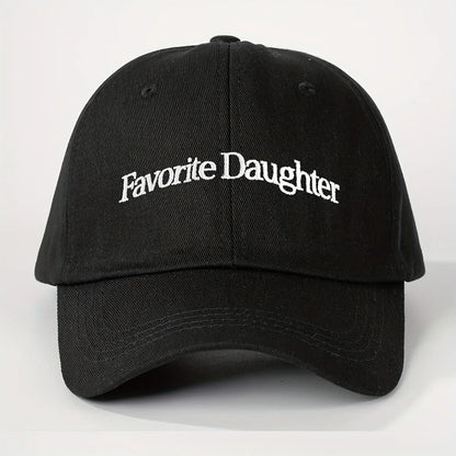 Solid Color Embroidered Adjustable Breathable Baseball Cap