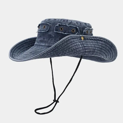 Solid Cotton Four Seasons Bucket Hat