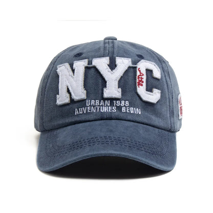 New Vintage Big Letter NYC Baseball Cap