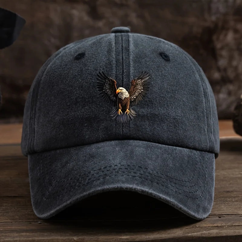 Winged Eagle Print Hip Hop Baseball Cap