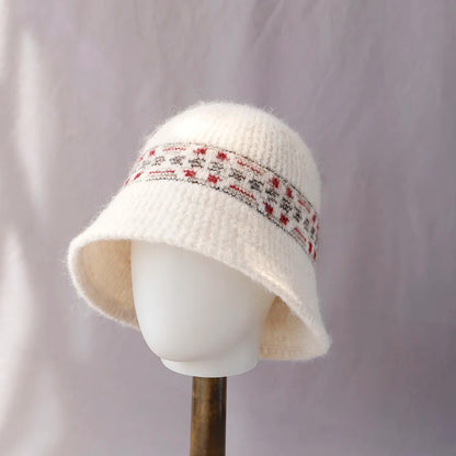 Vintage Wool Foldable Winter Bucket Hat