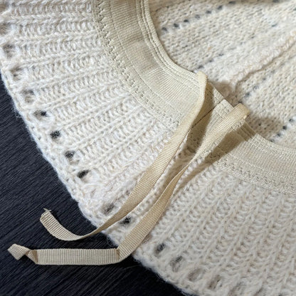 Hollow Crochet Knit Autumn Winter Bucket Hat