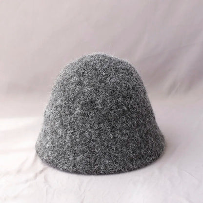 Vintage Wool Foldable Fisherman Bucket Hat