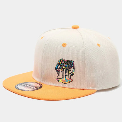 Two Color Block American Snapback Cap