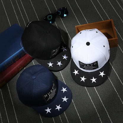 Classic Punk Hip Hop Cotton Snapback Cap