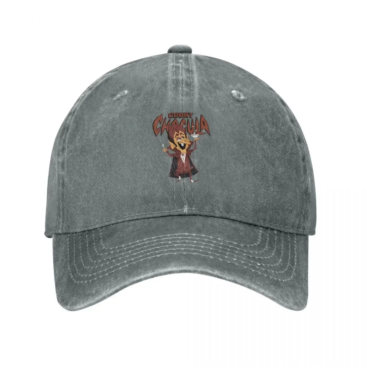 Classic 70s Count Chocula Mascot Logo Baseball Cap