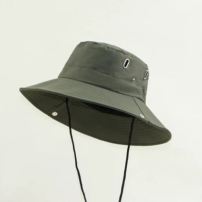 Outdoor Camping Drawstring Bucket Hat