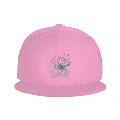 Vintage Nautical Octopus Art Outdoor Snapback Cap