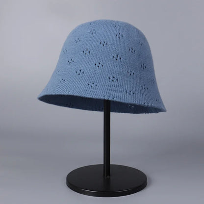 Autumn New Hollow Floral Bucket Hat