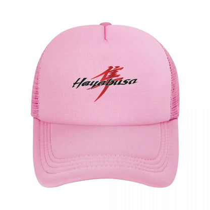 Suzuki Hayabusa Motorcycle Logo Mesh Baseball Cap
