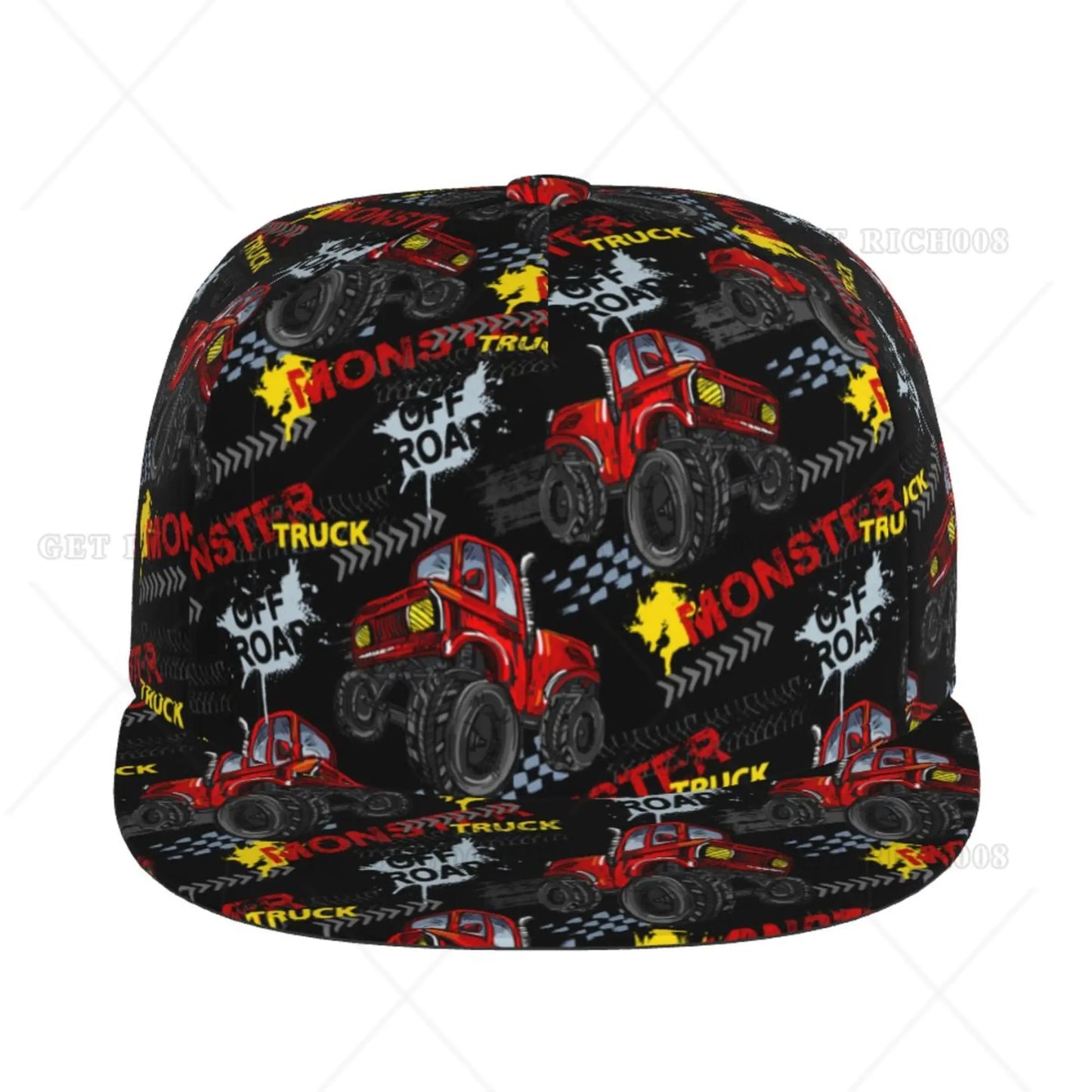 Monster Truck Snapback Cap