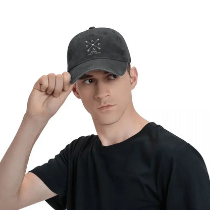 Dads Edition Personalized Name Year Distressed Baseball Cap