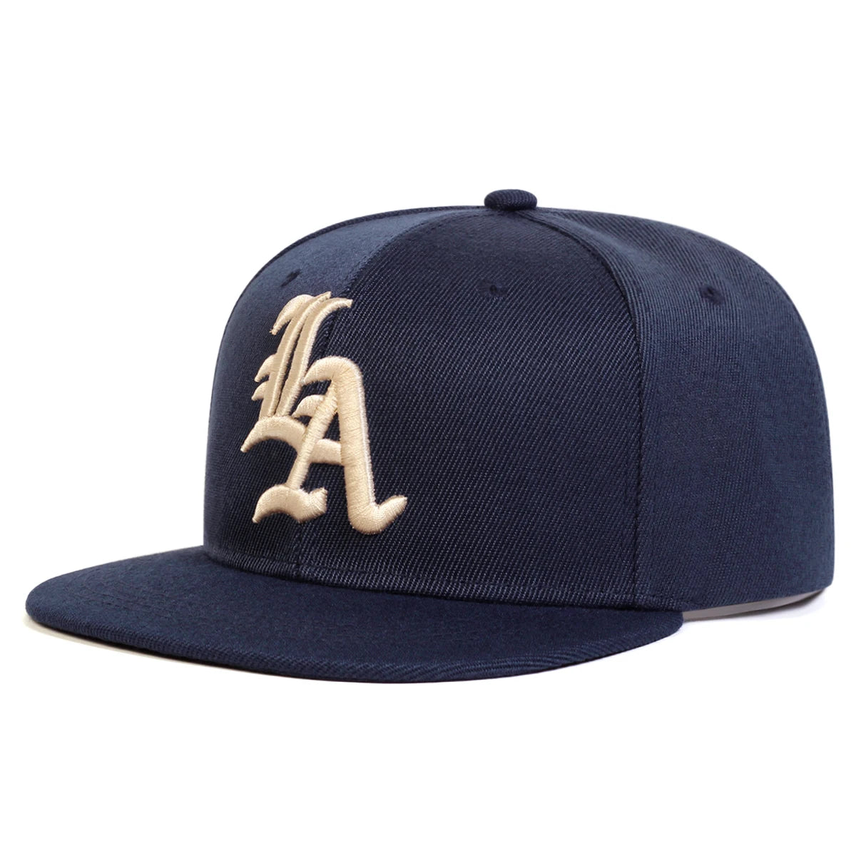 Unisex Gothic Letter Embroidery Snapback Cap