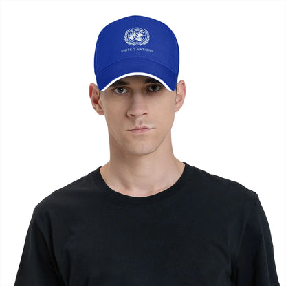 United Nations Print Y2K Sport Baseball Cap