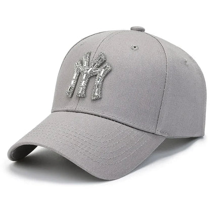 Rhinestone Spring Autumn Baseball Cap