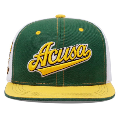 Acusa Letter Embroidery Retro Snapback Cap