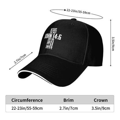 Christian Jesus The Way John 14:6 Baseball Cap
