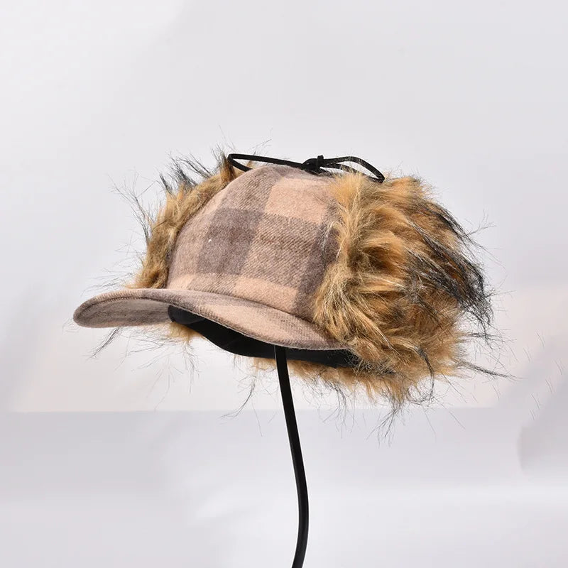 YY Embroidery Corduroy Fleece Winter Baseball Cap