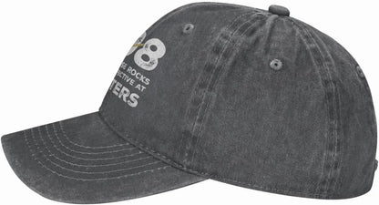 308 Because Rocks Arent Effective Funny Baseball Cap