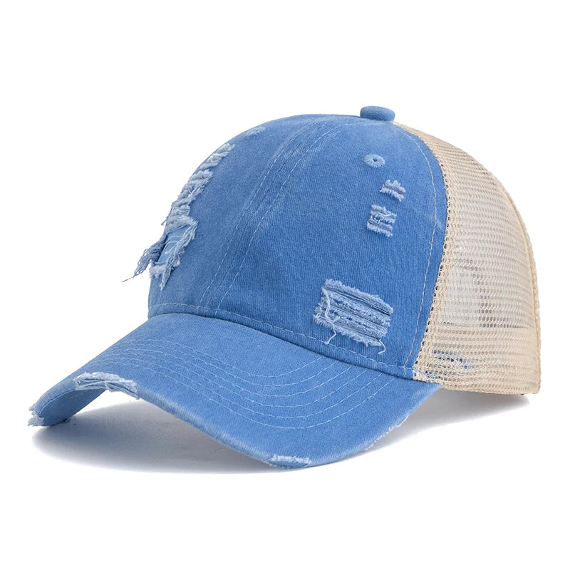 Unisex Washed Cotton Trucker Cap