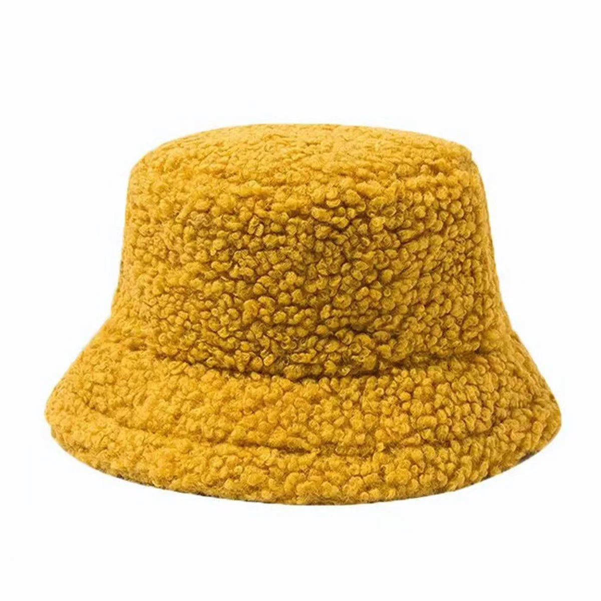 Korean Plush Fleece Lined Bucket Hat