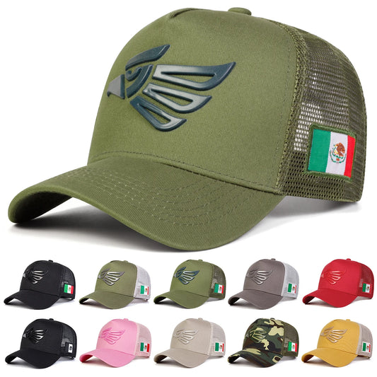 Unisex Mexican Eagle Label Adjustable Baseball Cap