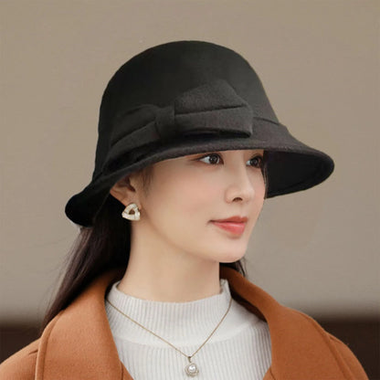 Trendy Vintage British Wool Bucket Hat