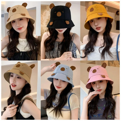 Unisex Cute Dog - Bear Cartoon Bucket Hat