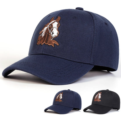 Unisex Horse Embroidery  Baseball Caps