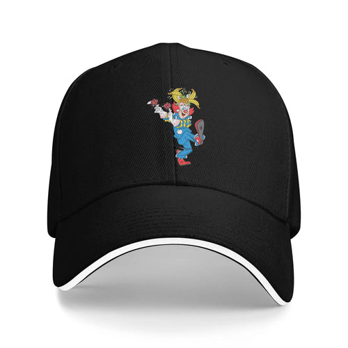 Funny Clown Graphic Y2K Hip Hop Baseball Cap