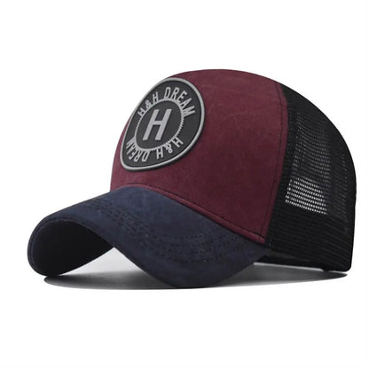 Two Tone Breathable Mesh Baseball Cap