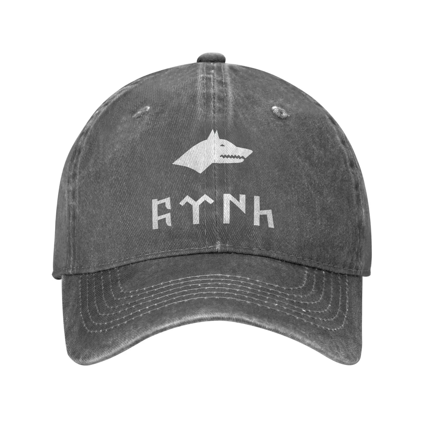 Bozkurt Song Logo Denim Adjustable Baseball Cap