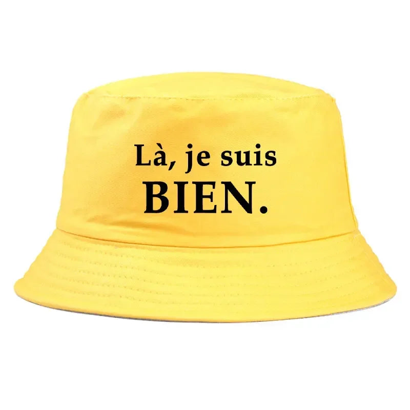 France BIEN Print Reversible Cotton Bucket Hat