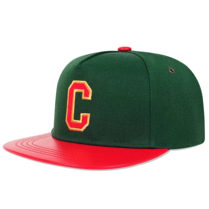 C Letter Embroidered Hip Hop Baseball Hat