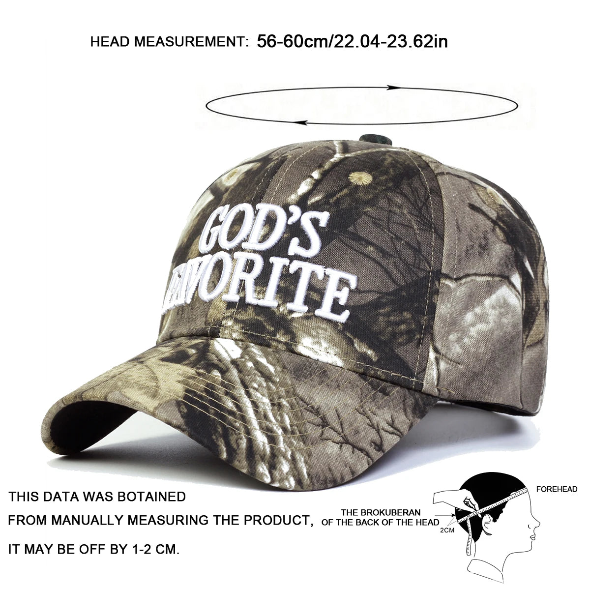 Gods Favorite Letter Embroidered Unisex Baseball Cap