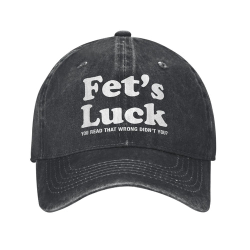 Fets Luck You Read That Wrong Washed Baseball Cap