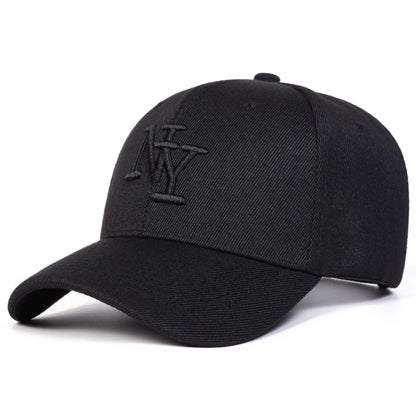 Unisex NY Letter Embroidered Adjustable Baseball Cap