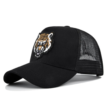 Tiger Pattern Cartoon Snapback Baseball Cap