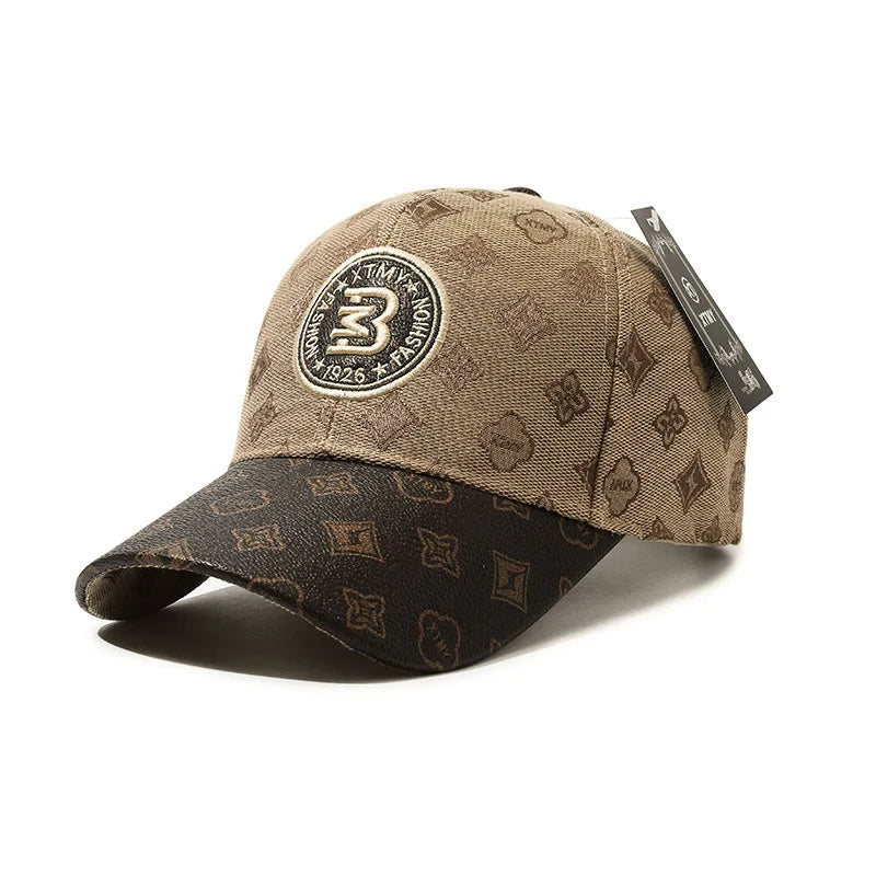 Letter Embroidered Breathable Face Slimming Baseball Cap