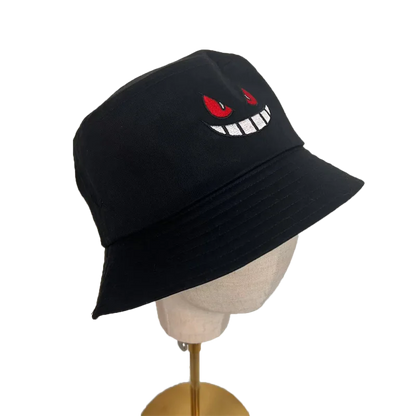 Light Board Big Eyes Embroidered Bucket Hat