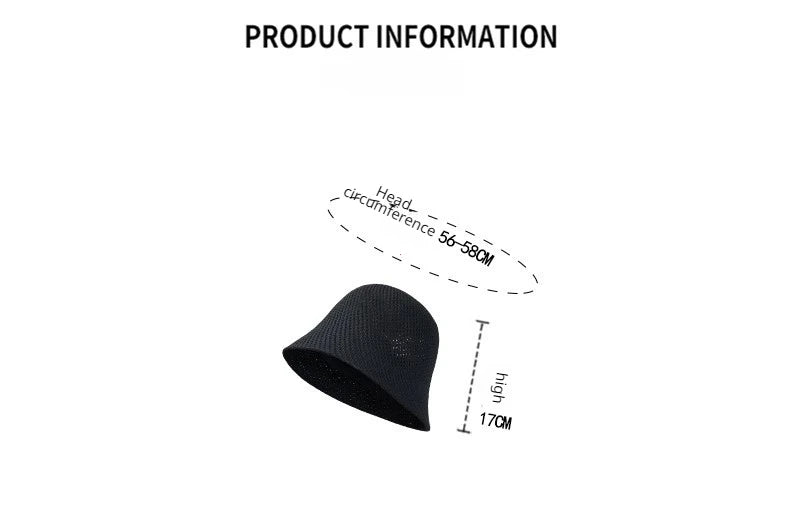 Women Summer Breathable Foldable Japanese Beach Bucket Hat