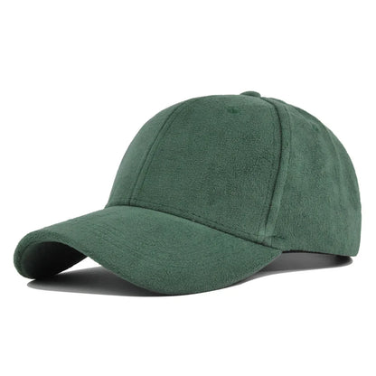 Fashion False Suede Baseball Caps