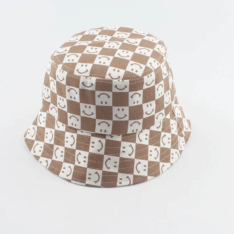 Kids Cotton Cartoon UV Sun Bucket Hat
