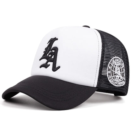 LA Side Embroidered Mesh Baseball Hat