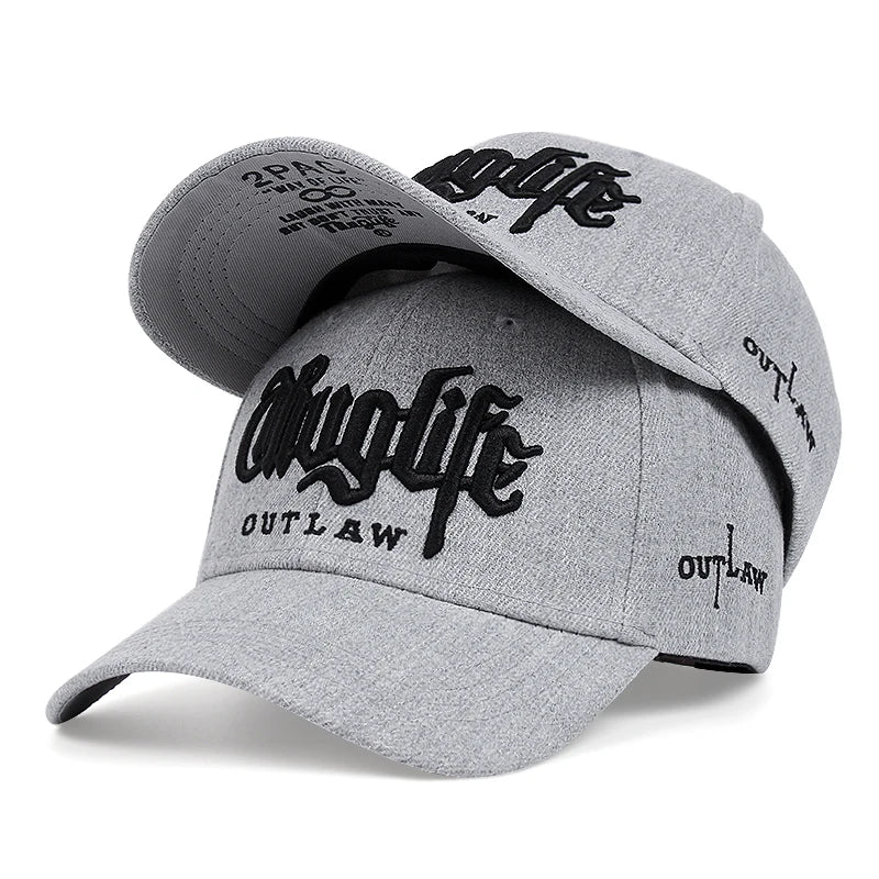 Thuglife Embroidery Snapback Hat Unisex